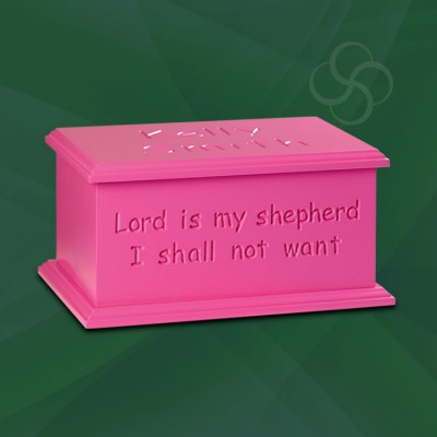 Artiste Ashes Casket Bright Pink