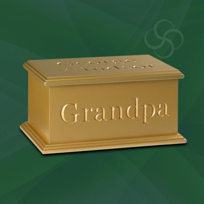 Artiste Ashes Casket Gold