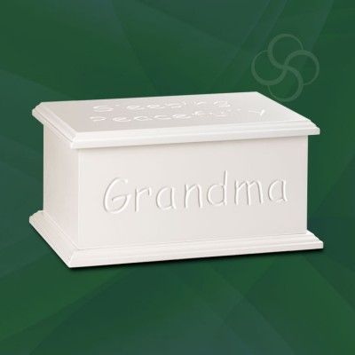 Artiste Ashes Casket White