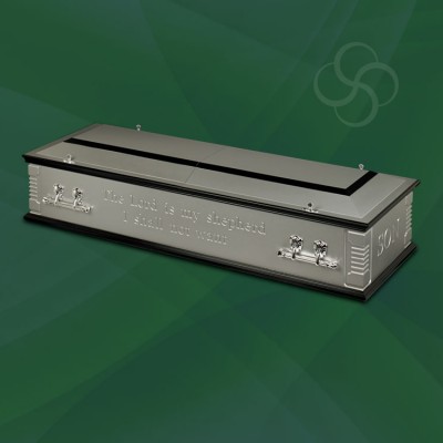 Artiste Britannia Casket Silver and Black
