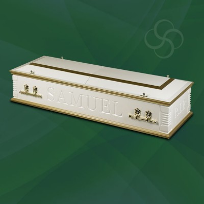 Artiste Britannia Casket White and Gold
