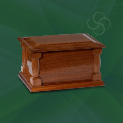Ashes Casket Light Mahogany