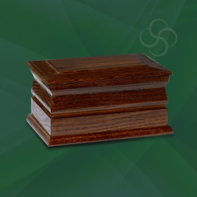 Exeter Ashes Casket Dark Oak