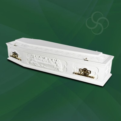 White Portofino Signature Coffin