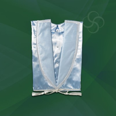 Satin Gown Blue