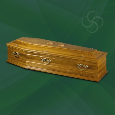 Medium Oak Valentino Signature Coffin