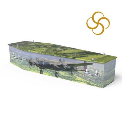 Lancaster Persona colourful printed coffin