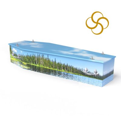 Lakeside Persona colourful printed coffin