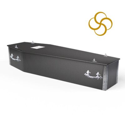 carbon fibre persona colourful picture coffin