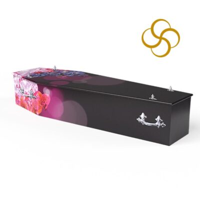 orchid persona colourful picture coffin